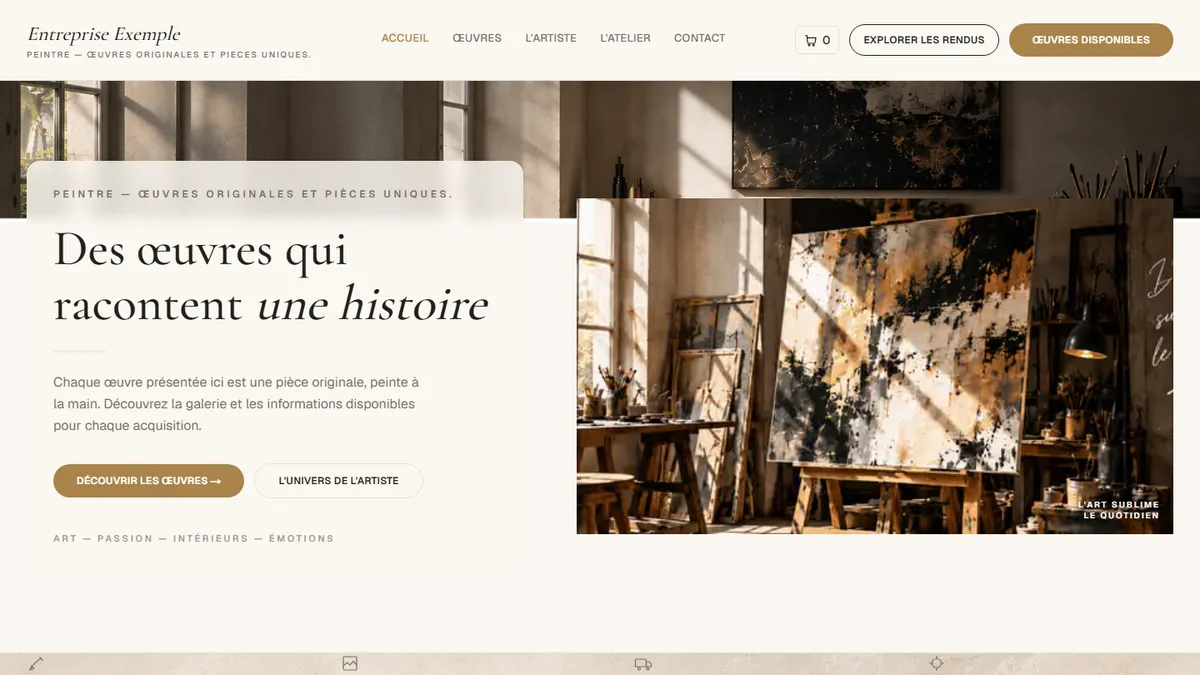 Home page of Smart Flow Render 01 (Classic — Elegant)